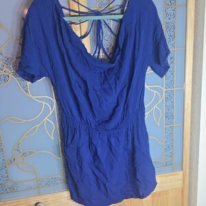 Hot & Delicious Royal Blue Blouse box L